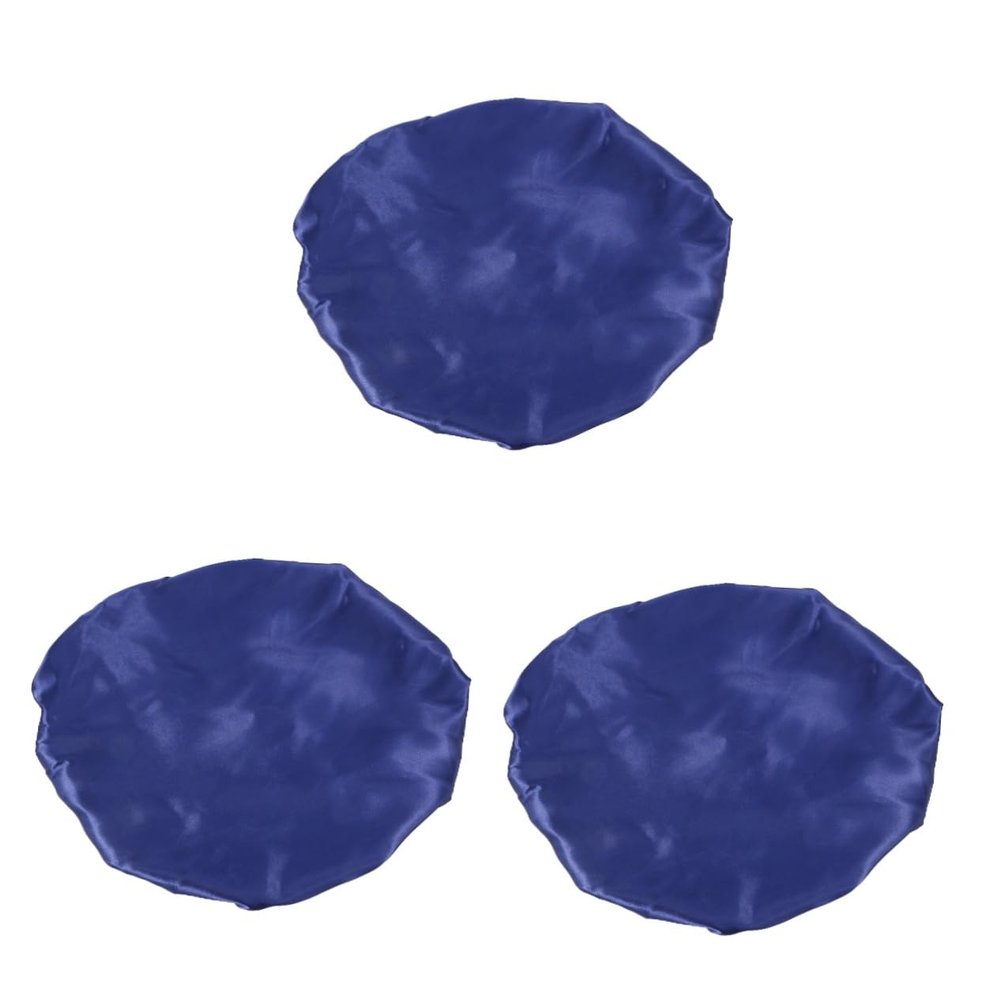 balacoo 3pcs Extra Large Silk Sleep Cap for Women Chemotherapeutic Bathing Cap for Hair Soft Breathable Fits