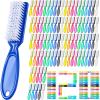Mifoci 120 Pcs Handle Grip Nail Brush for Cleaning Fingernails Cleaner Scrub Brush Bulk Hand Cleaning Brushes Soft Stiff Bristles Pedicure Manicure Tools for Nail and Toe(Cute Color) view 1
