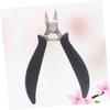 balacoo 3pcs Creative Stainless Steel Toenail Clippers Ergonomic Design Professional Pedicure Tool for Easy Trimming of Dead Skin and Preventing Ingrown Toenails Black view 2