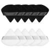 10-Piece Triangle Makeup Puff Set for Face - Soft Body Cosmetic Foundation Powder Puff for Loose Powder - Wet and Dry Makeup Application Tool view 2