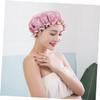 balacoo 12pcs Double-layer Bathing Cap Reusable Shower Cap for Women Hair Salon for Styling view 2