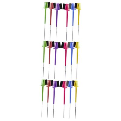 FOMIYES 18pcs Double-sided Eyebrow Brush and Comb Gentle Makeup Tool for Smooth Edges for Home Salon Use Portable Stylish Shape for Women