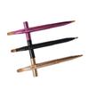 balacoo 9pcs Retractable Dual Ended Lip Brush Flexible Makeup Applicators for Lip Gloss Concealer Eyeshadow Golden Purple Black view 4