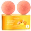 Bath Bombs Salt Balls,Turmeric Lemon Vitamin C Lemon Extract Essential Oils,Moisturizing Dry Skin,Fizzy Spa,Relaxation,Bubble Bath Bomb Gifts for Men Women view 1