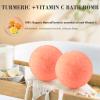Bath Bombs Salt Balls,Turmeric Lemon Vitamin C Lemon Extract Essential Oils,Moisturizing Dry Skin,Fizzy Spa,Relaxation,Bubble Bath Bomb Gifts for Men Women view 2