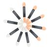 Balacoo 100 Pcs Eyeshadow Foam Eye Shadow Brush Sponge Makeup Eyeshadow Brush Makeup Eye Shadow, mediumx2pcs view 1