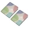 200 Sheets Nail Art Cosmetic Palette Paper Disposable Nail Art Palette Paper Mix Colors for Daily Use view 1