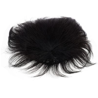 FRCOLOR 2pcs Male Bald Invisible Seamless Hairpiece Natural Men Wig Hairpiece for Hair Comfortable Real Human Hair Replacement Topper for Daily Wear and Special Occasions