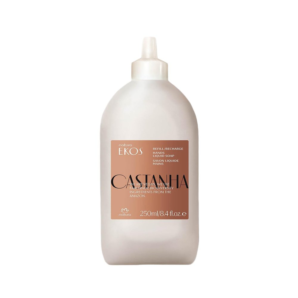 natura - Brazil Nut Liquid Hand Soap Refill | Moisturizing, Gentle Sulfate-Free Cleanser, Hydrating & Eco-Friendly - 10.1 fl oz