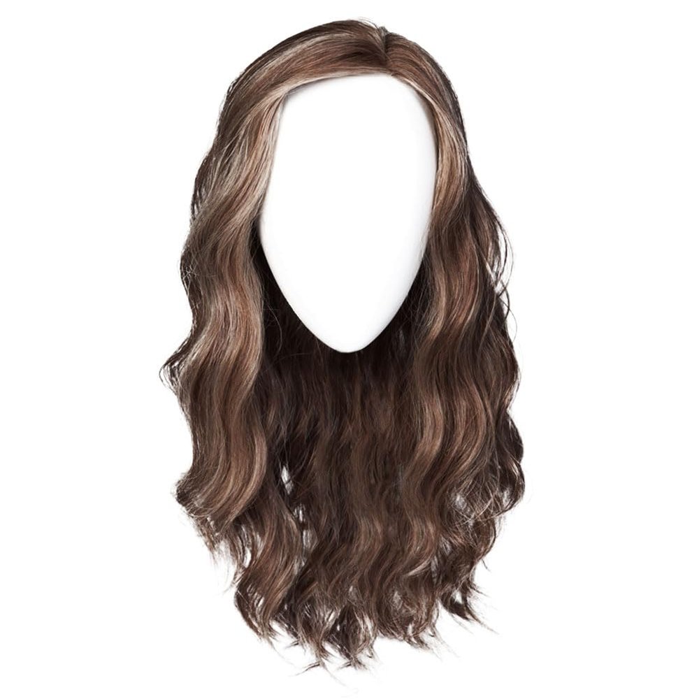 Raquel Welch Day To Date Wig With Long Layered Soft Curls, By Hairuwear, Average Cap, RL8/12SS Iced Mocha