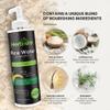 Herbishh Rice Water Hair Growth Shampoo - 400ml with Power of Castor Oil, Argan & Coconut Oil & Biotin | All Hair Type | Hair regrowth for Thinning Hair, Moisturizing & Volumizing | Silicone Free view 2