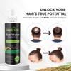 Herbishh Rice Water Hair Growth Shampoo - 400ml with Power of Castor Oil, Argan & Coconut Oil & Biotin | All Hair Type | Hair regrowth for Thinning Hair, Moisturizing & Volumizing | Silicone Free view 3