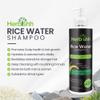 Herbishh Rice Water Hair Growth Shampoo - 400ml with Power of Castor Oil, Argan & Coconut Oil & Biotin | All Hair Type | Hair regrowth for Thinning Hair, Moisturizing & Volumizing | Silicone Free view 4