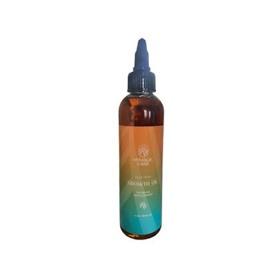 MYMAGIC CARE Aloe-Infused Hair Growth Oil - Promotes Hair Growth, Strengthens Strands, Nourishes Scalp & Hair, Suitable for All Hair Types & Textures