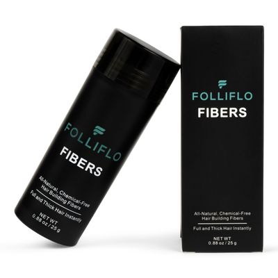 Folliflo Hair Fibers - Thinning Hair Solution - Fiber Spray & Filler Powder (Blonde)