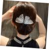 Beatifufu Rhinestone Hair Bun Maker and Styling Tools - Twisted Shaper, Clip for Women's Accessories view 3