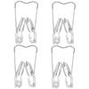 Mipcase 4pcs Nose Lifting Shaper Clip Nose Bridge Corrector for Slimming and Straightening Ergonomic Design for Daily Use Unisex Beauty Tool view 1