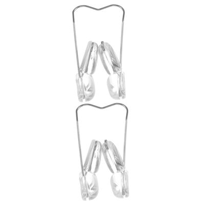 POPETPOP 2pcs Nose Lifting Shaper Clip for Women Transparent Beauty Tool for and Straightening Nose Bridge Adjustments