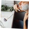 Beatifufu Mens Shave Brush Shaving for Men Travel Beard Brush Travel Shave Brush Shave Beard Shave Brush Travel Shaving Shave Brush for Men Fiber Cleansing Brush Travel view 3