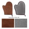 Self Tanning Mitt, 4 Pcs Soft Flocking Waterproof Membrane Oil Paint Exfoliating Sunless Reversible Self Tanner Mitt Easy to Apply Glossy Tanning Glove Sunless Tanner Mitt view 4