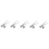 POPETPOP 5pcs Metal Pencil Sharpener for School Boys and Girls Eyebrow Makeup Portable Handheld Easy to Use view 1