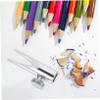 POPETPOP 5pcs Metal Pencil Sharpener for School Boys and Girls Eyebrow Makeup Portable Handheld Easy to Use view 4