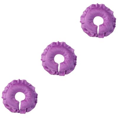 Holibanna 3pcs Beauty Salon Face Pillow Cotton Massage Cushion for Spa Relaxation Comfortable Headrest Breathing Design for Optimal Support and Comfort