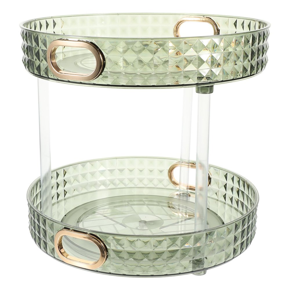 Mipcase Makeup Holder for Vanity Rotating Storage Rack Makeup Organizer Bathroom