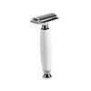 Mipcase 2pcs Classic Vintage Razor Double-sided Safety Razor Men's Shaving Machine Manual view 3