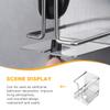 SHOWERORO Electric Razor Wall Holder Wall-Mounted Stainless Steel Shaver Stand for Bathroom Storage Space-Saving Organizer for Toothpaste Brushes and Sundries Design view 4