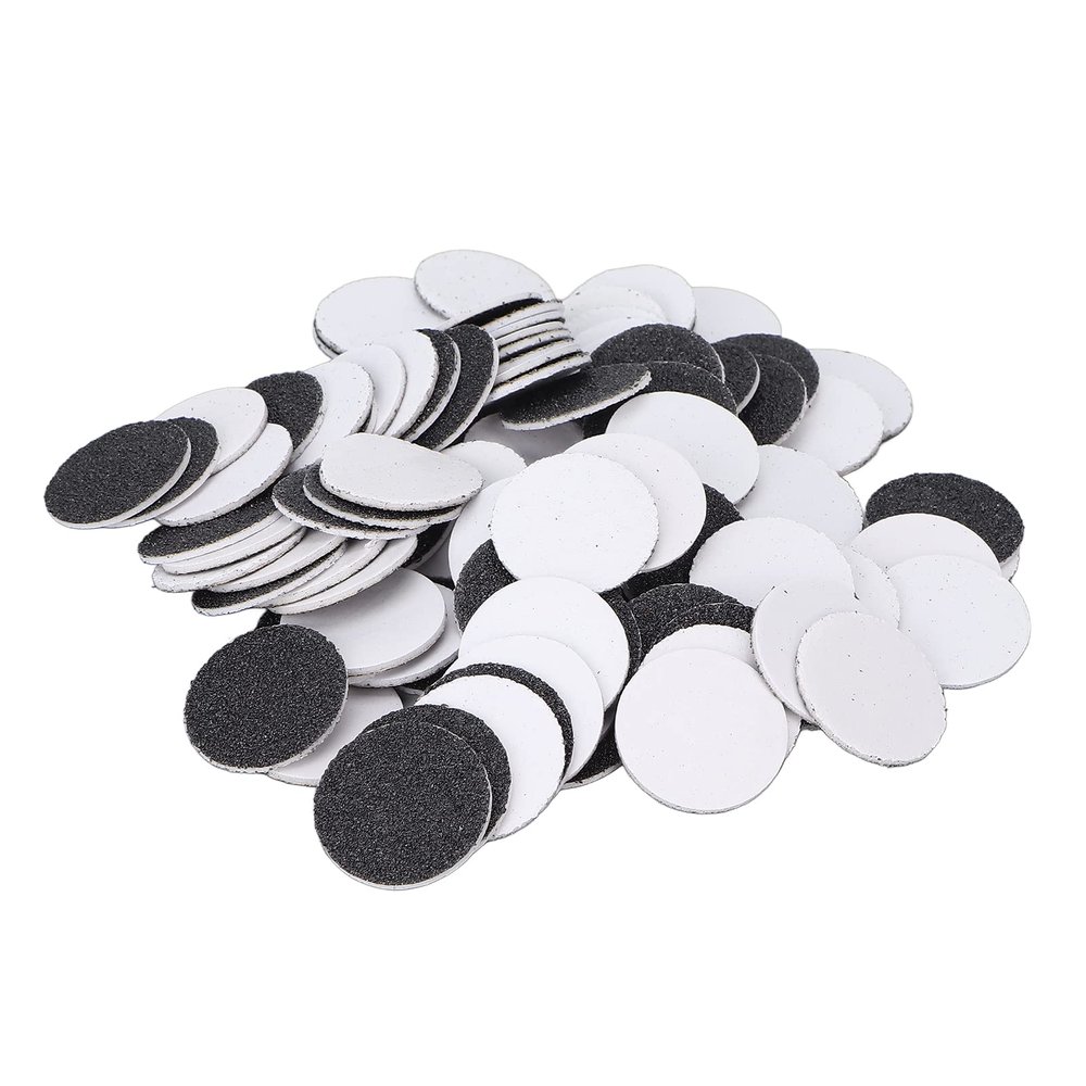 100Pcs Foot Grinder Sanding Discs Pad Easy Replace Exfoliating Foot Care for Electric Callus Remover for Home (180# fine Sand)