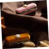 POPETPOP Vintage Style Lipstick Organizer Makeup Case with Mirror Lipstick Storage Box for Pocket Present view 4