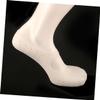 FRCOLOR 3pcs Silicone Moisturizing Socks for Cracked Feet and Heels Breathable Gel Design White -Cracking for Dry Skin Suitable for All Shoe Types view 2