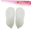 FRCOLOR 3pcs Silicone Moisturizing Socks for Cracked Feet and Heels Breathable Gel Design White -Cracking for Dry Skin Suitable for All Shoe Types view 3