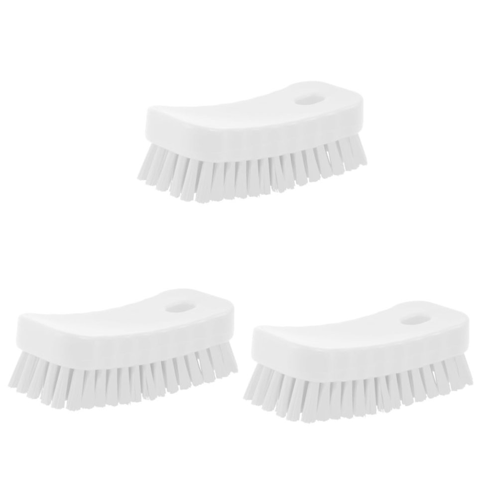 Mipcase 3pcs Hand Fingernail Scrub Brush Soft Bristles Nail Cleaning Tool for Nails and Toes Lightweight Design for Versatile Use Kitchen and Bathroom and Skin-friendly