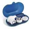 Facial Cleansing Brush Set Bundled with 3pcs Replacements(Navy Blue) view 2