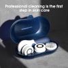 Facial Cleansing Brush Set Bundled with 3pcs Replacements(Navy Blue) view 3
