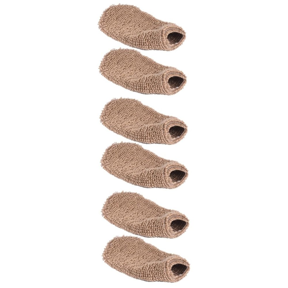 Mipcase 6pcs Shower Bath Gloves Exfoliating Mitten Non-irritating Smooth Material for Full Body