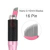 30PCS Nano Microblading Needles 0.15MM Pink Nano Fine Blade Tattoo Eyebrow Blades Microblade Embroidery Needles for 3D Eyebrow Semi Permanent Makeup (0.15mm 16Pins) view 4