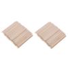 POPETPOP 2sets 100 Count Wood Stick Cuticle Pusher Orange Cuticle Double-Ended Nail Art Tool Stick 100pcs*2 view 1