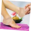 POPETPOP 4pairs Breathable Heel Socks for Cracked Heel Repair Moisturizing Gel-Lined Protection for Dry Feet Skin Tone Comfortable Foot Care view 4