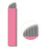 30PCS Nano Microblading Needles 0.15MM Pink Nano Fine Blade Tattoo Eyebrow Blades Microblade Embroidery Needles for 3D Eyebrow Semi Permanent Makeup (0.15mm 18Pins) view 4