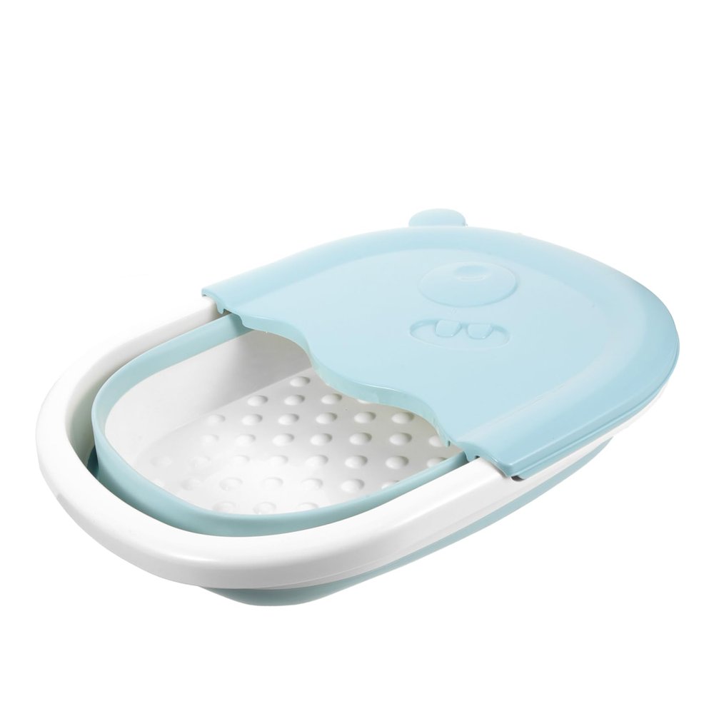 POPETPOP Practical Creative Footbath Foldable Household Foot Soak Basin Foot Massage Wash Basin for Boys and Girls