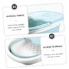 POPETPOP Practical Creative Footbath Foldable Household Foot Soak Basin Foot Massage Wash Basin for Boys and Girls view 3