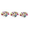FOMIYES 168pcs Metal Eyeshadow Pans Empty Square Pans Magnets Blusher Pressed Powder Palette view 1