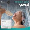World Amenities Waterproof Shower Cap (Clear Frosted Sachet), Travel Size Hotel Amenities, Airbnb view 2