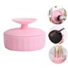 Abaodam Cosmetic Brush Cleaner Box Dual-use Makeup Tool Silicone Cleaning Pad for Brushes Sponges Easy Use Makeup Tool Cleaning view 2