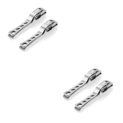FOMIYES 4pcs Rotating Nail Clippers for Thick Nails Ergonomic Design and Blades for Optimal Accuracy