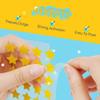Shocking Yellow Stars + Hearts Pimple Patches, Acne Spot Dots, Party Pack 72 Count, Hydrocolloid, Niacinamide, Centella, Calendula, Tea Tree Oil, All Skin Types view 2