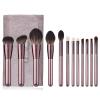 Eye Makeup Brushes Eyeshadow Brush Set -12 Pcs Soft Synthetic Eyeshadow Blending Brush Kit - for Blending Eyeshadow, Eyeliner, Crease, Eyebrow - Long Lasting, Apply Better, Flawless Looku. view 1